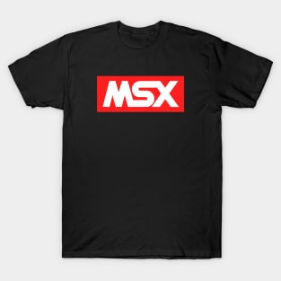 MSX Red Logo - Vintage Retro Computer T-Shirt